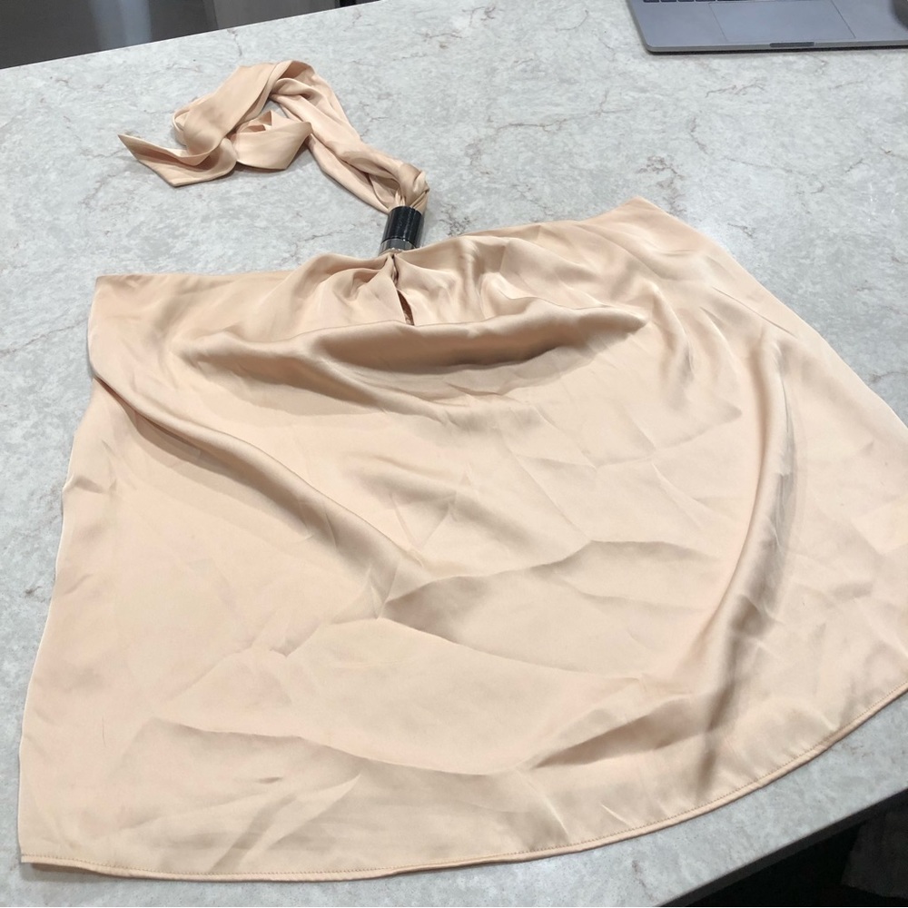White gold formal top